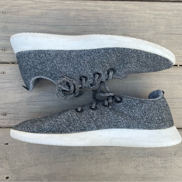 Allbirds Wool Runners Natural Grey Shoes size 13 - Picture 12 of 16